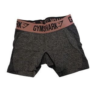 Gymshark Charcoal and Blush Workout Shorts